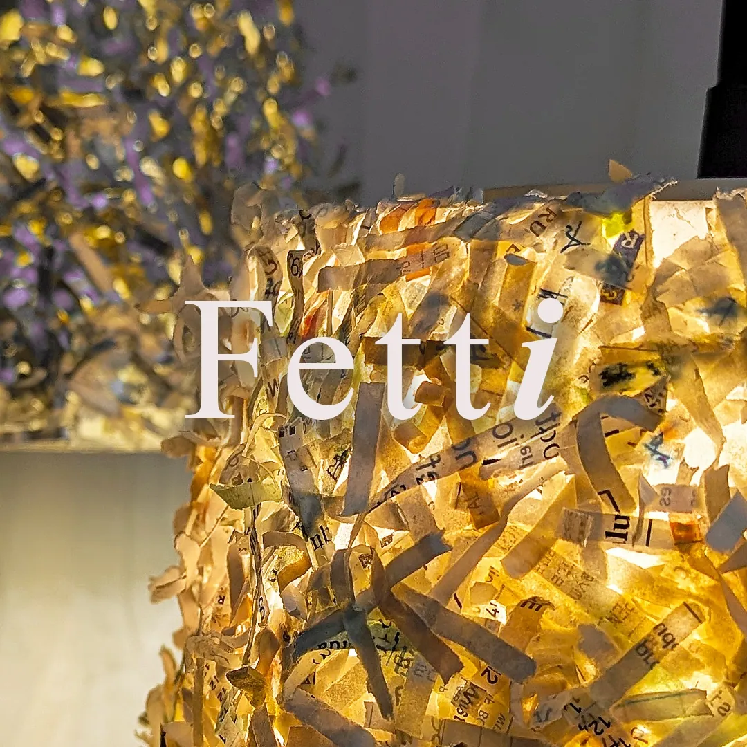 Fetti Lamps crafted by Giles Runeckles, Vancouver, Canada.