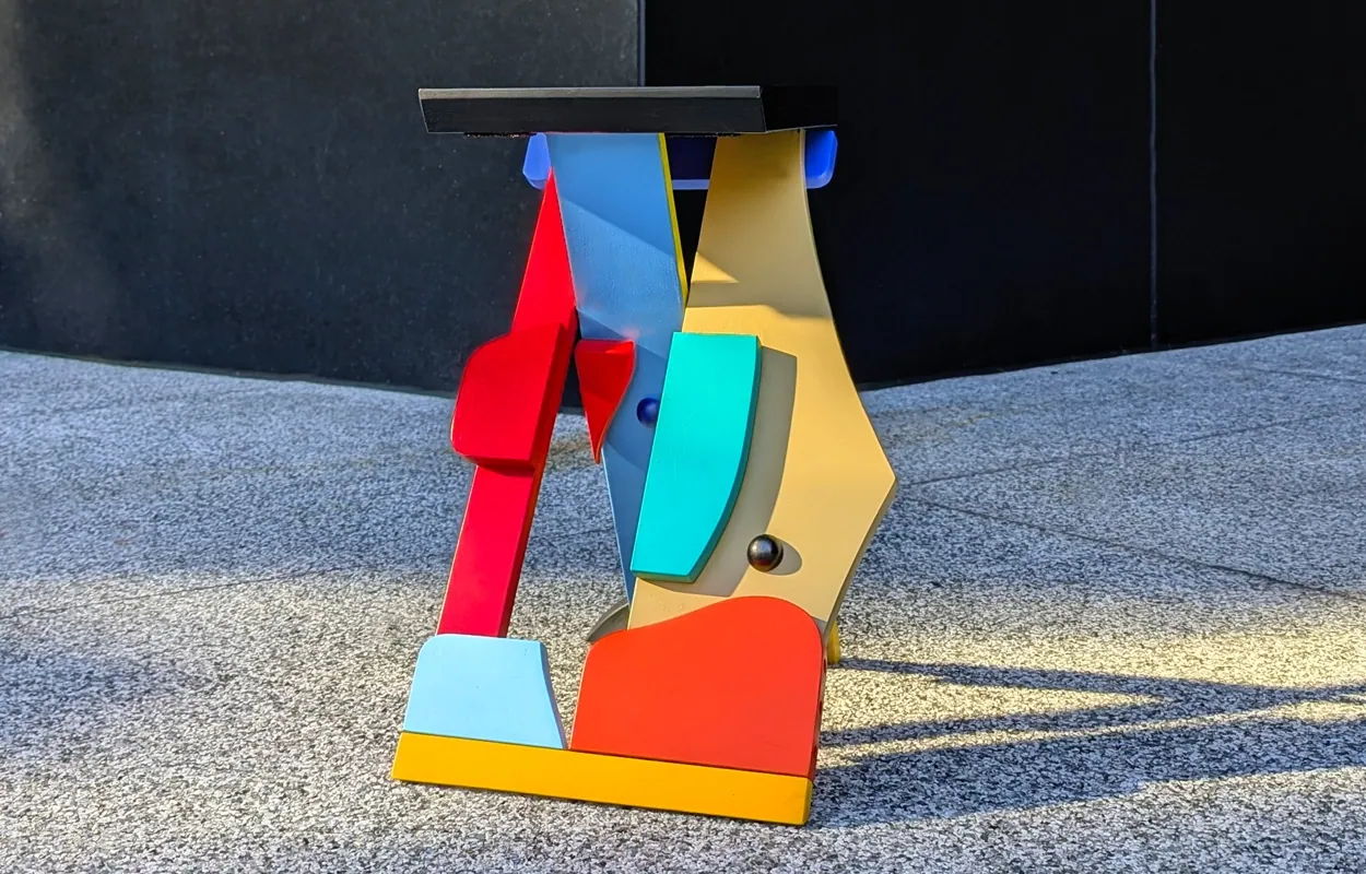 SIT Sculptural Form Structural Purpose by designer maker Giles Runeckles.